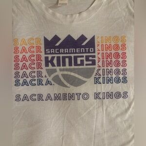 Sacramento Kings Kids White T-Shirt